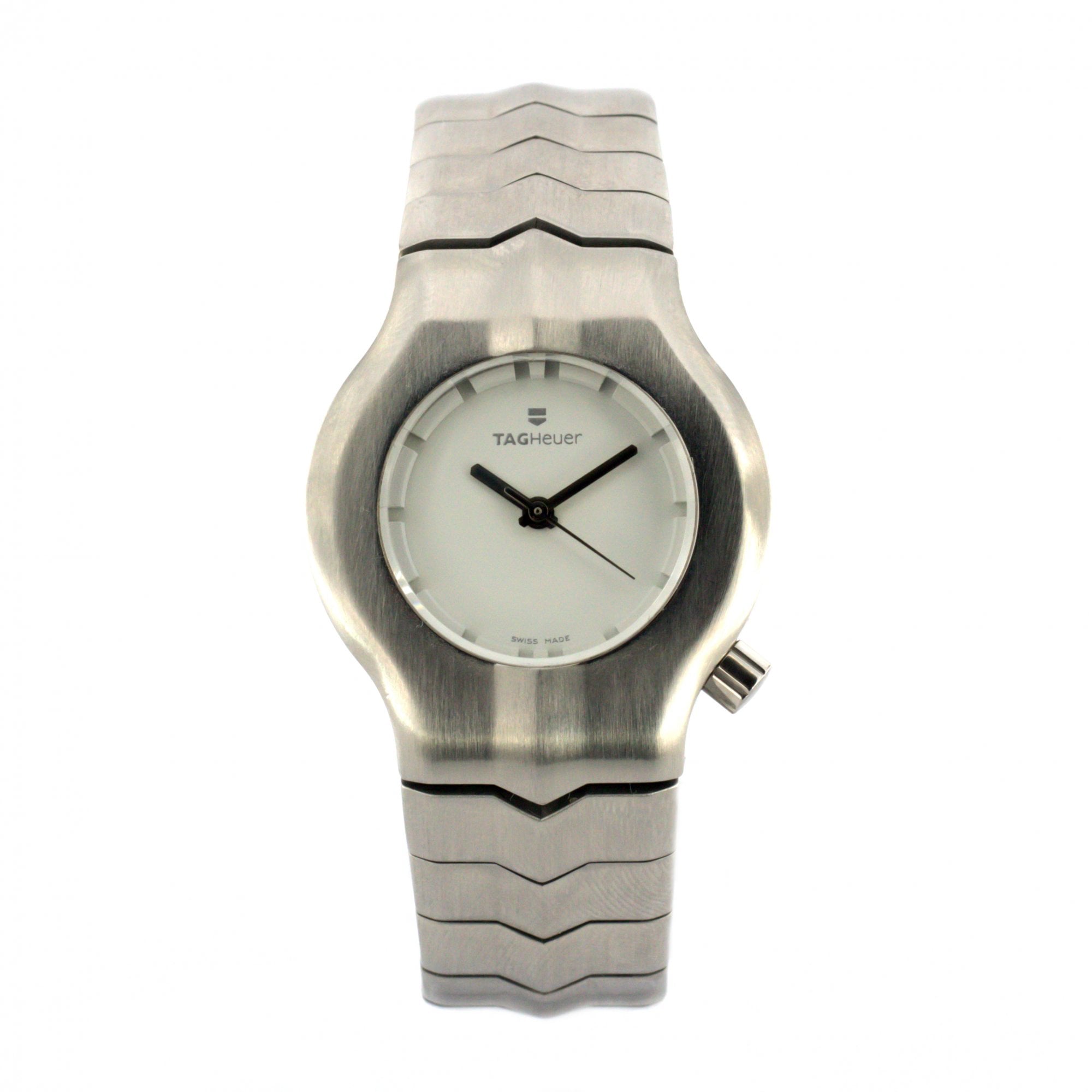 Tag Heuer Ladies Alter Ego White Dial Steel Bracelet Watch