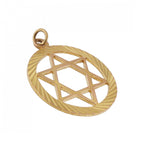 9ct Yellow Gold Star of David Pendant