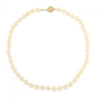 9ct Yellow Gold Pearl Necklace 8.5mm 20"