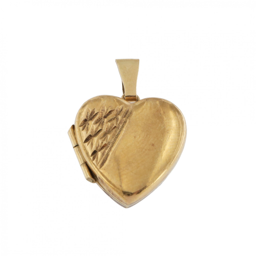9ct Yellow Gold Heart Shape Locket