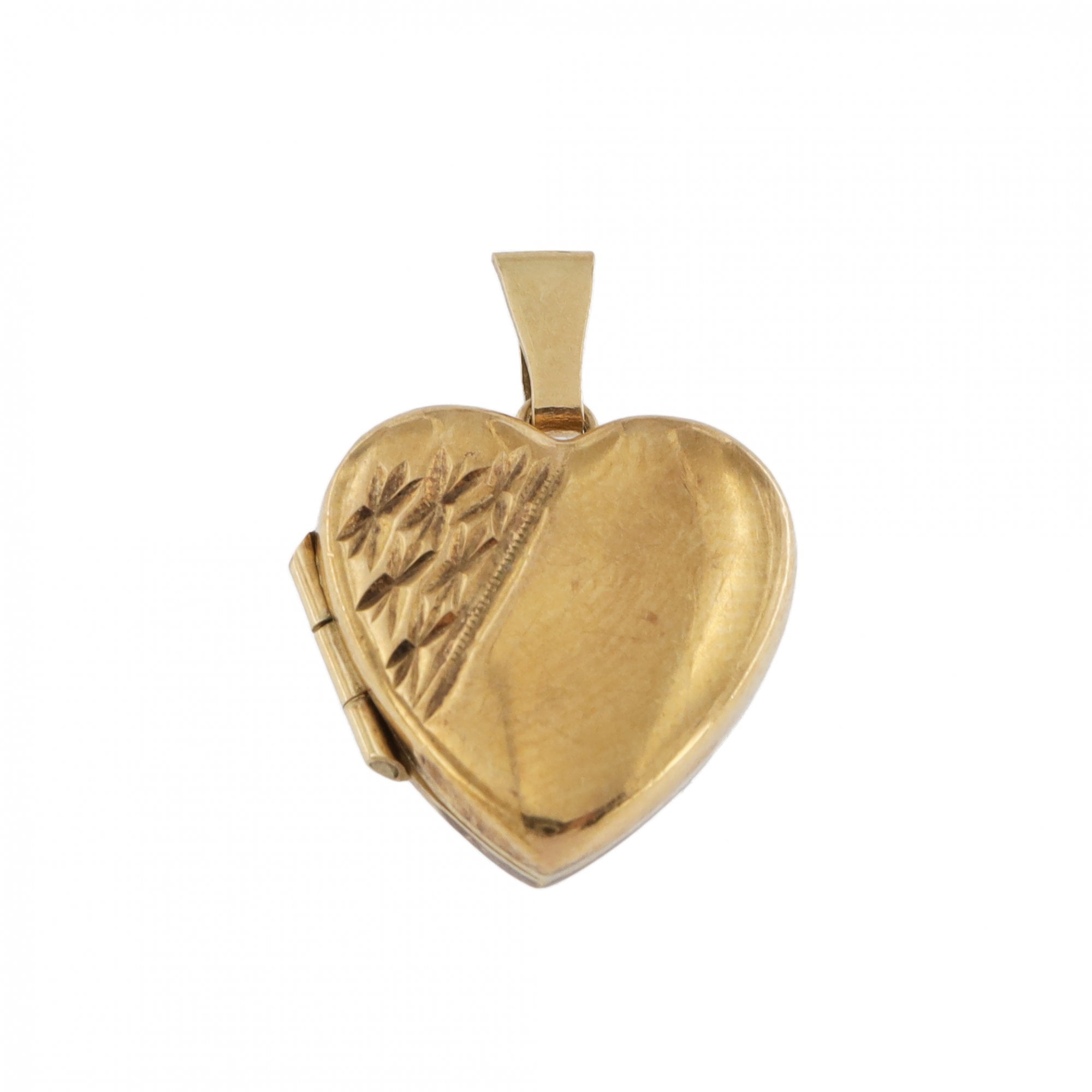 9ct Yellow Gold Heart Shape Locket