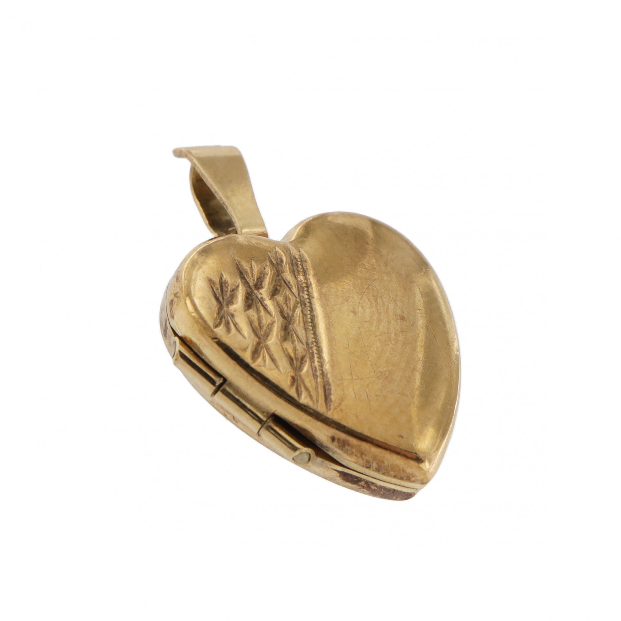 9ct Yellow Gold Heart Shape Locket