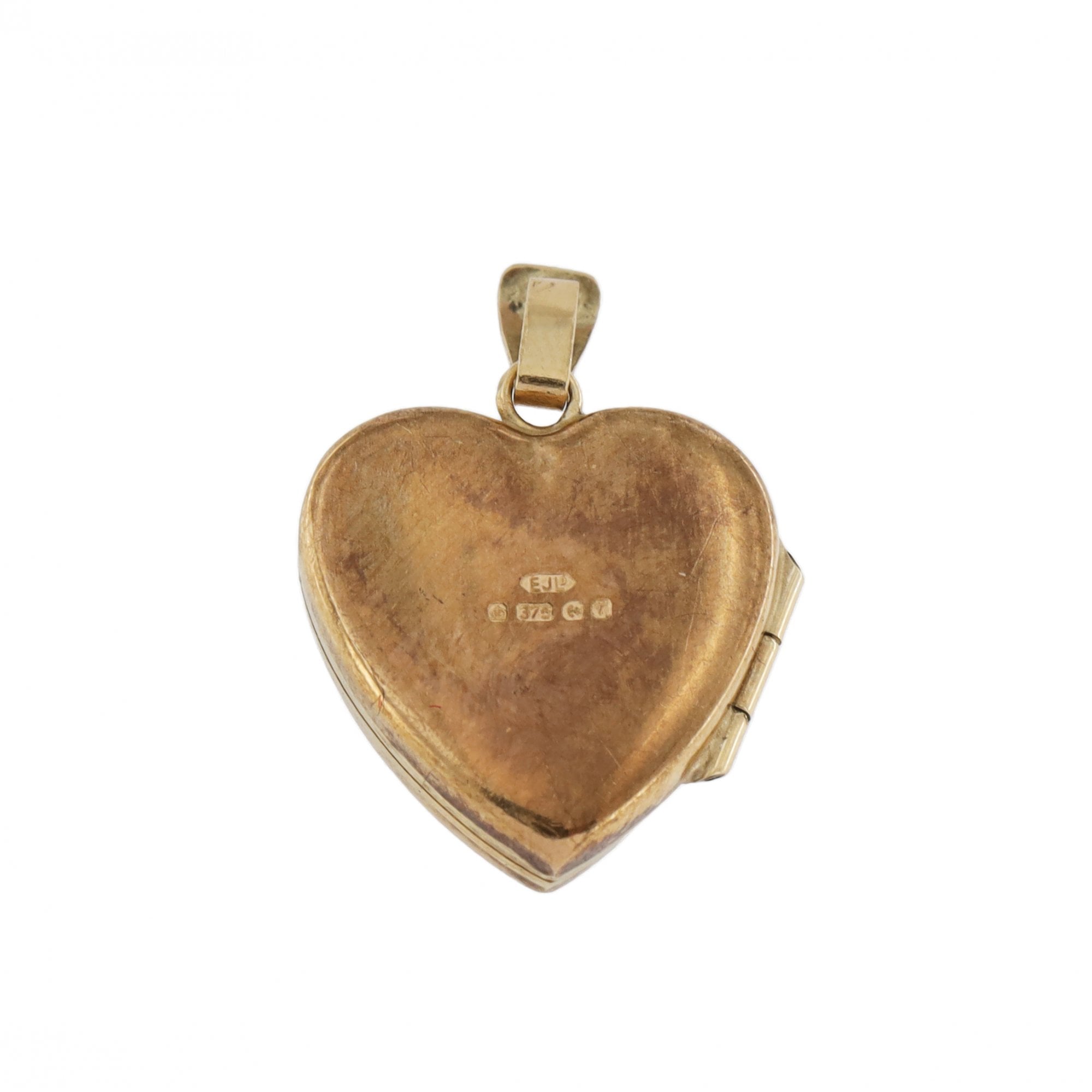 9ct Yellow Gold Heart Shape Locket