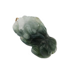 9ct Yellow Gold Jade Pendant