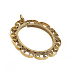 9ct Yellow Gold Full Sovereign Mount Pendant