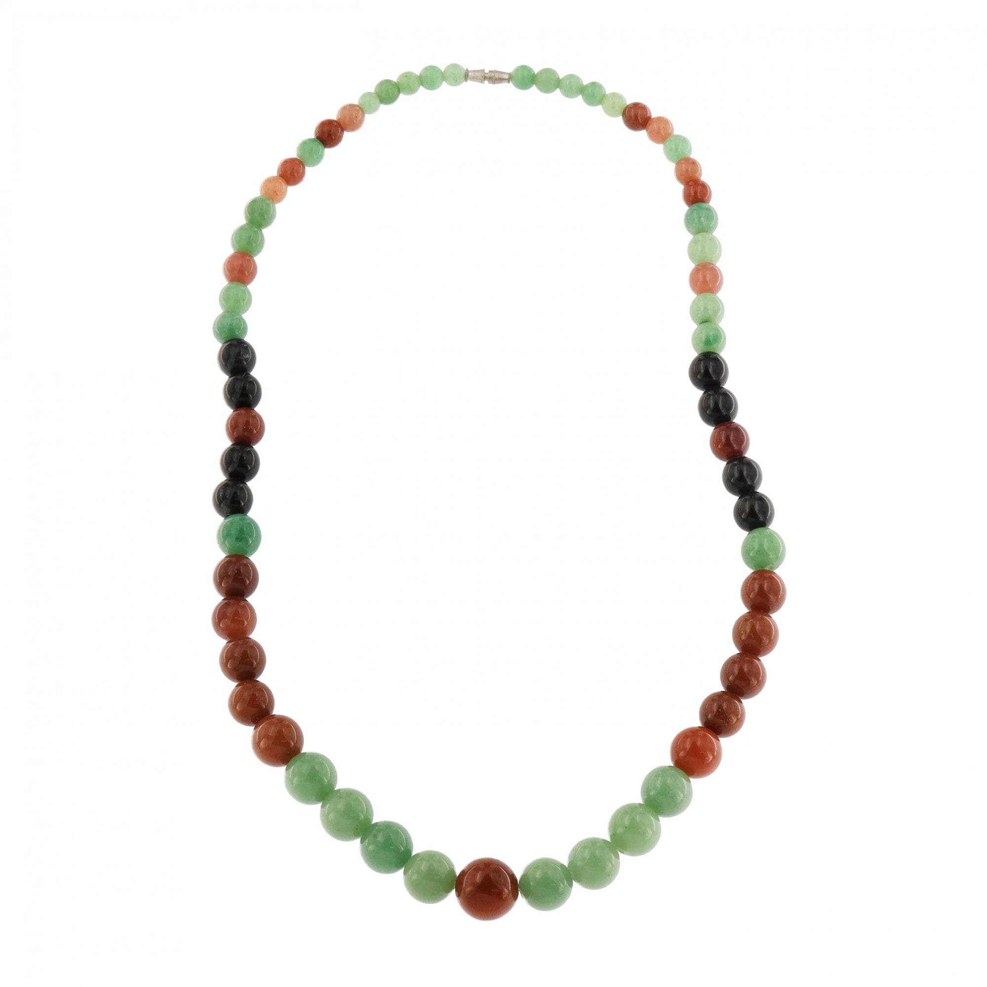 Mixed Jade Beads 20"