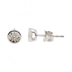 9ct White Gold Diamond 0.17ct Stud Earrings