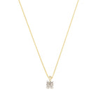 9ct Yellow Gold Diamond 0.25ct Pendant & Chain