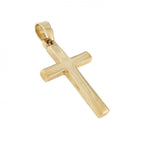 9ct Yellow Gold Heavy Cross & Chain