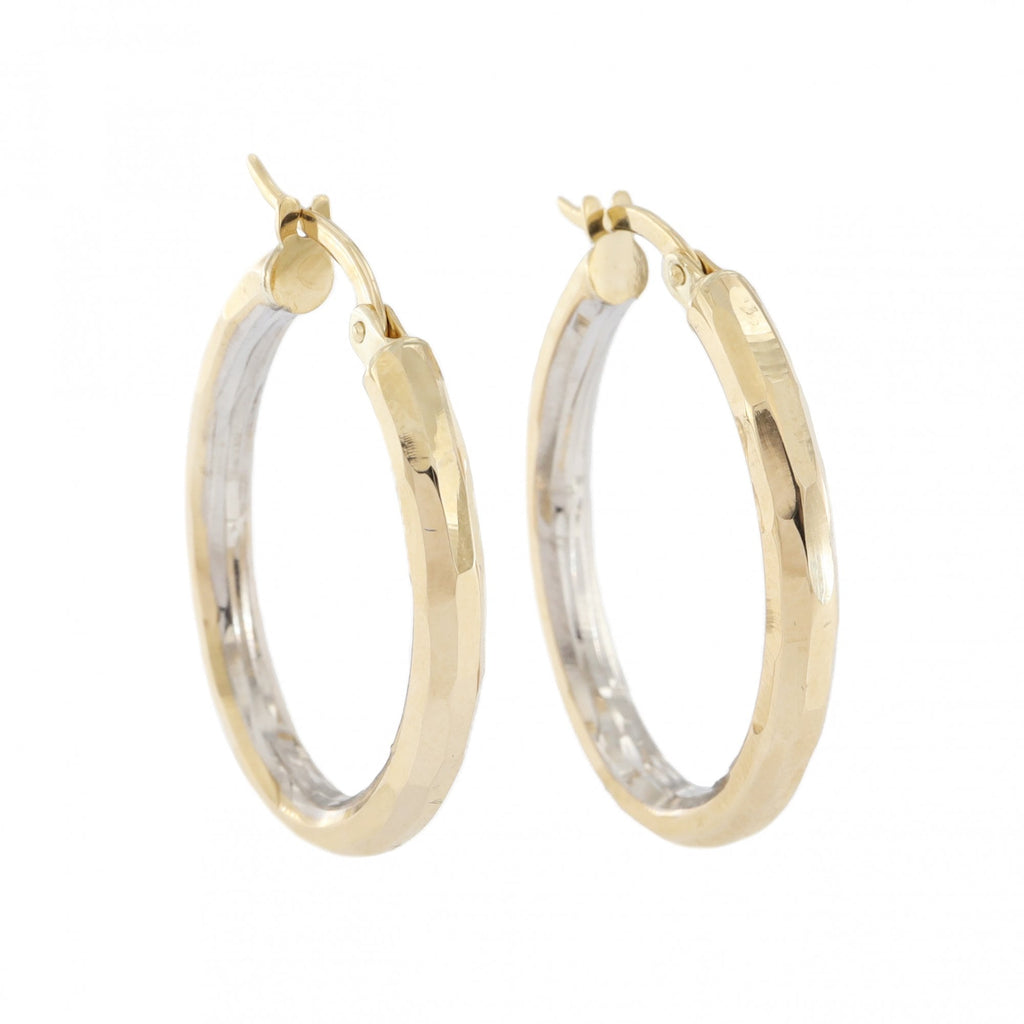 9ct Yellow Gold Hoop Earrings