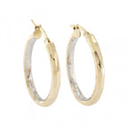 9ct Yellow Gold Hoop Earrings
