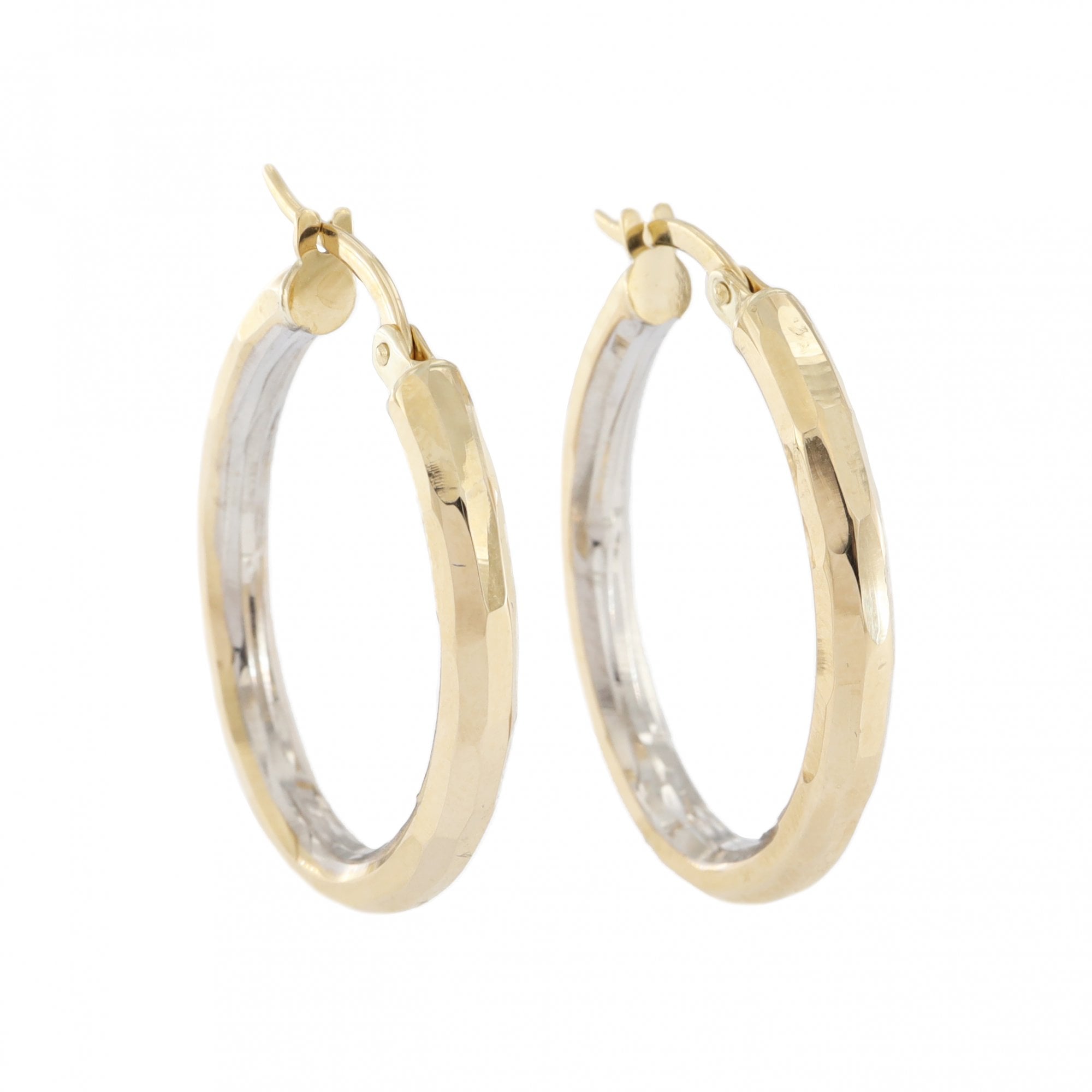 9ct Yellow Gold Hoop Earrings