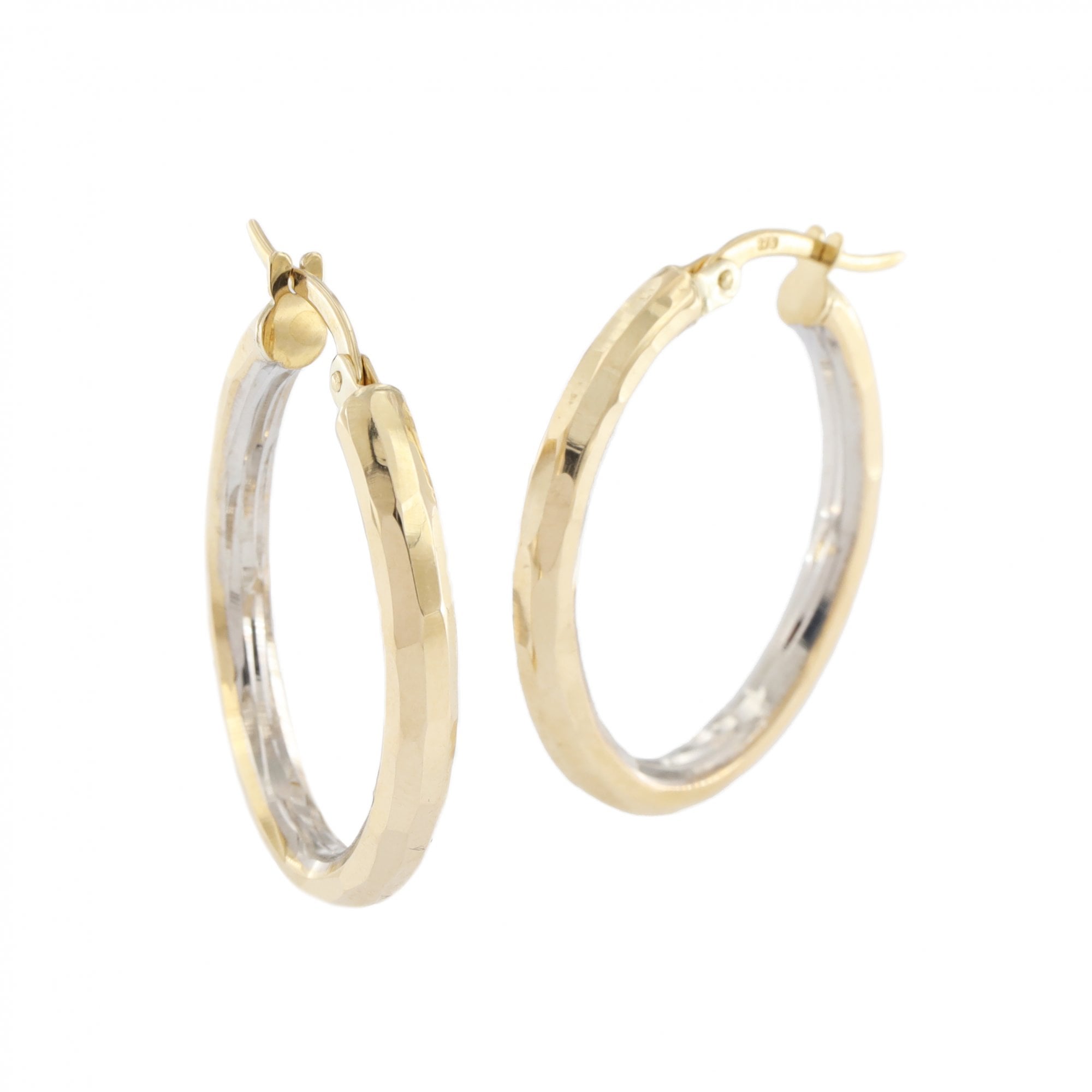 9ct Yellow Gold Hoop Earrings