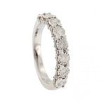9ct White Gold Diamond 0.70ct 1/2 Eternity Ring