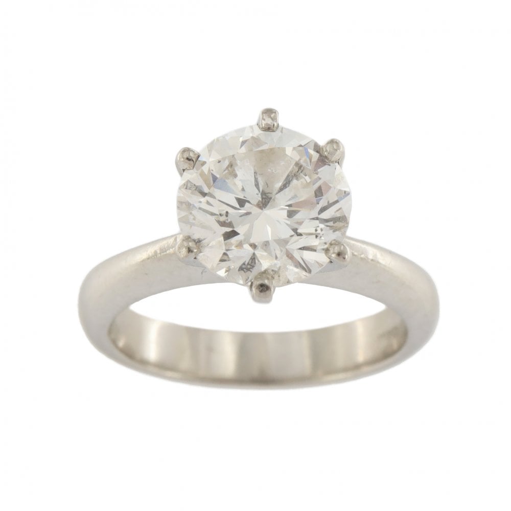 Platinum Diamond 2.3ct Single Stone Ring