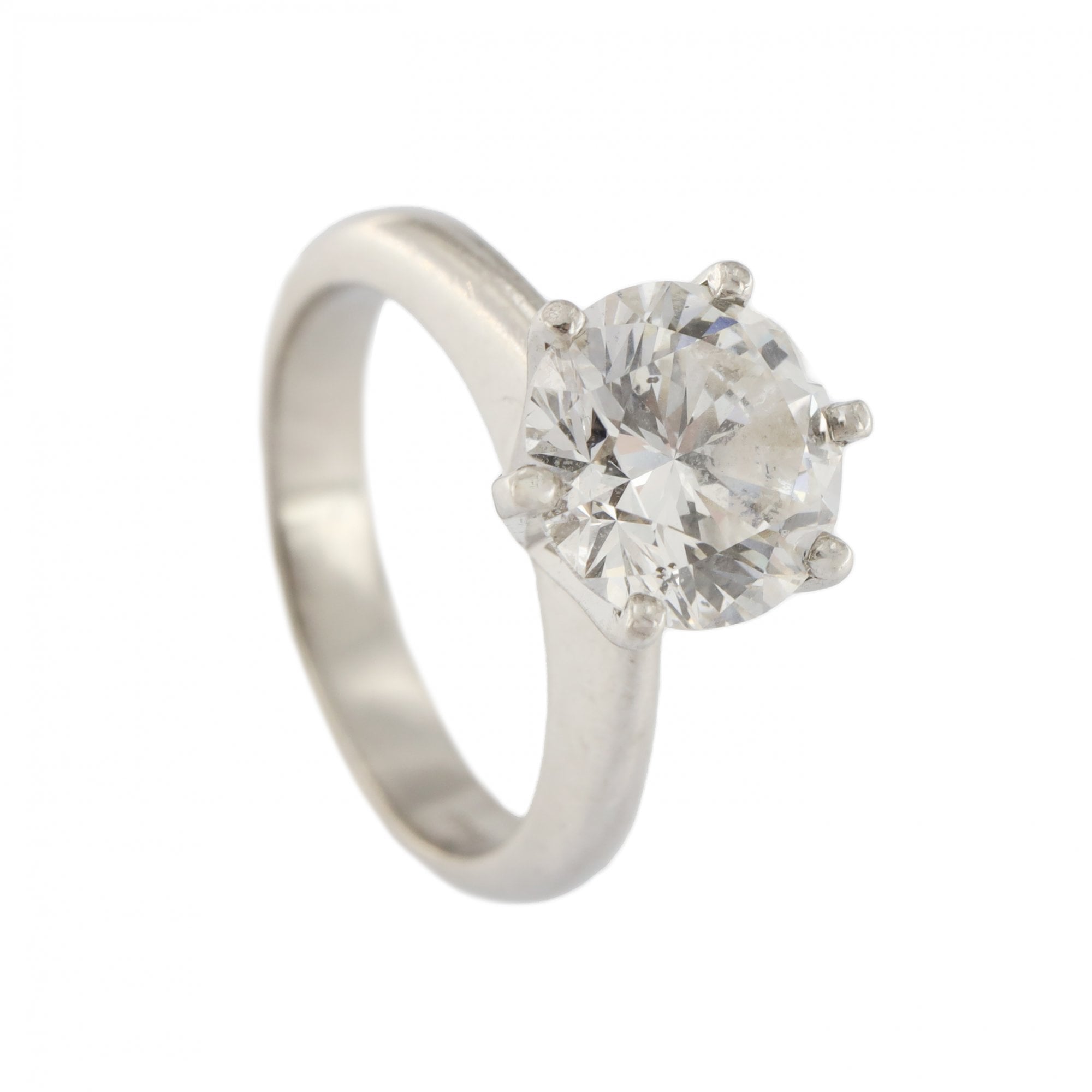 Platinum Diamond 2.3ct Single Stone Ring