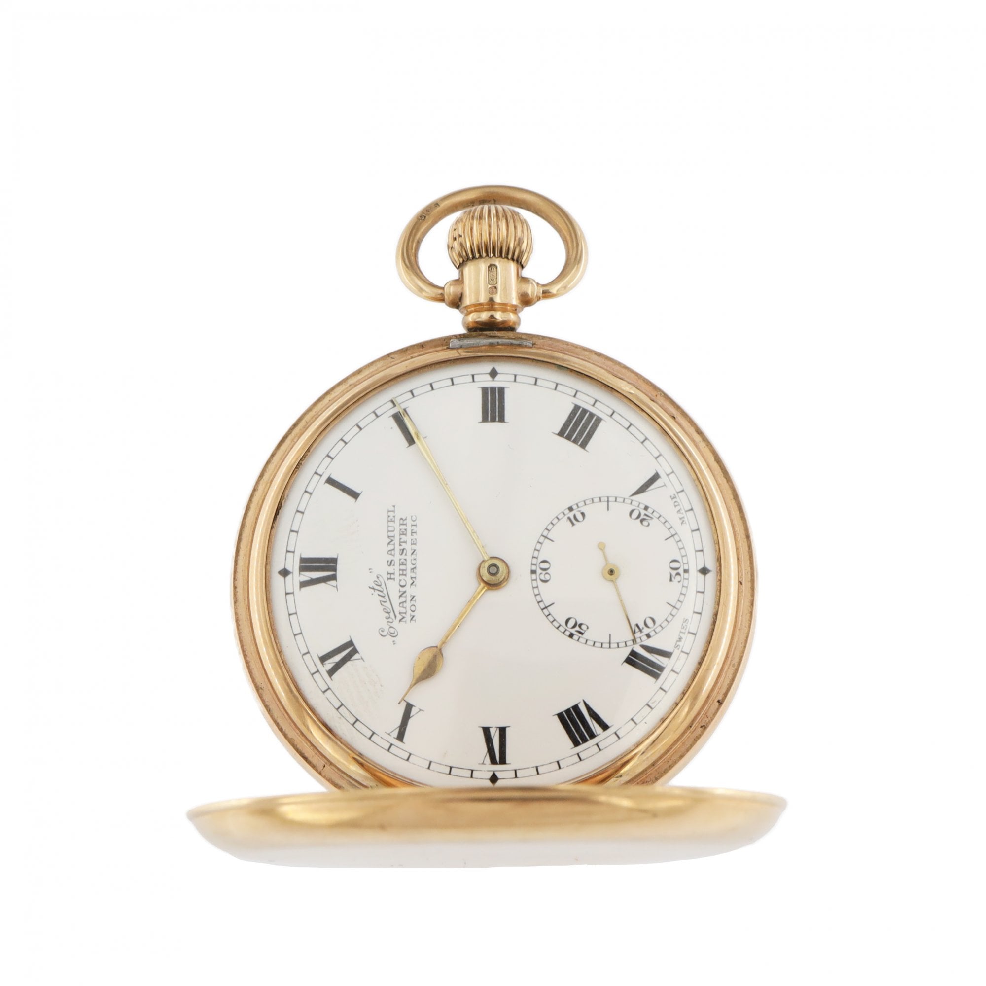 9ct Yellow Gold Samuel Full/Hunter Pocket Watch
