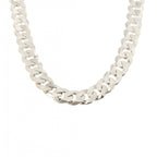 Silver Curb Chain 24"