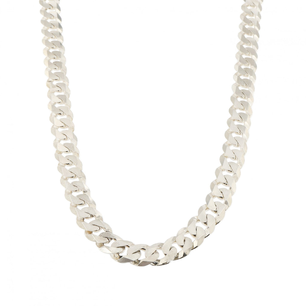 Silver Curb Chain 24"