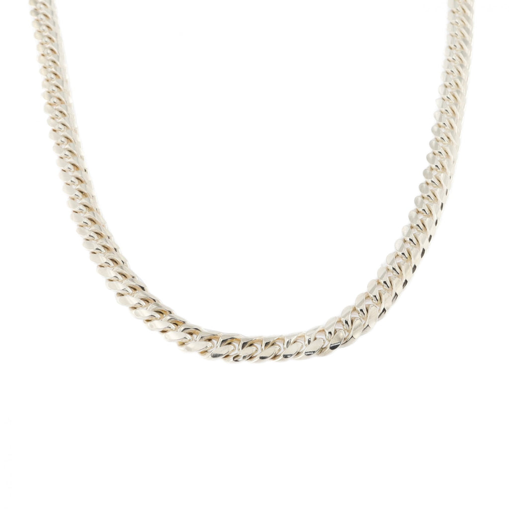 Silver Cuban Link Chain 28"