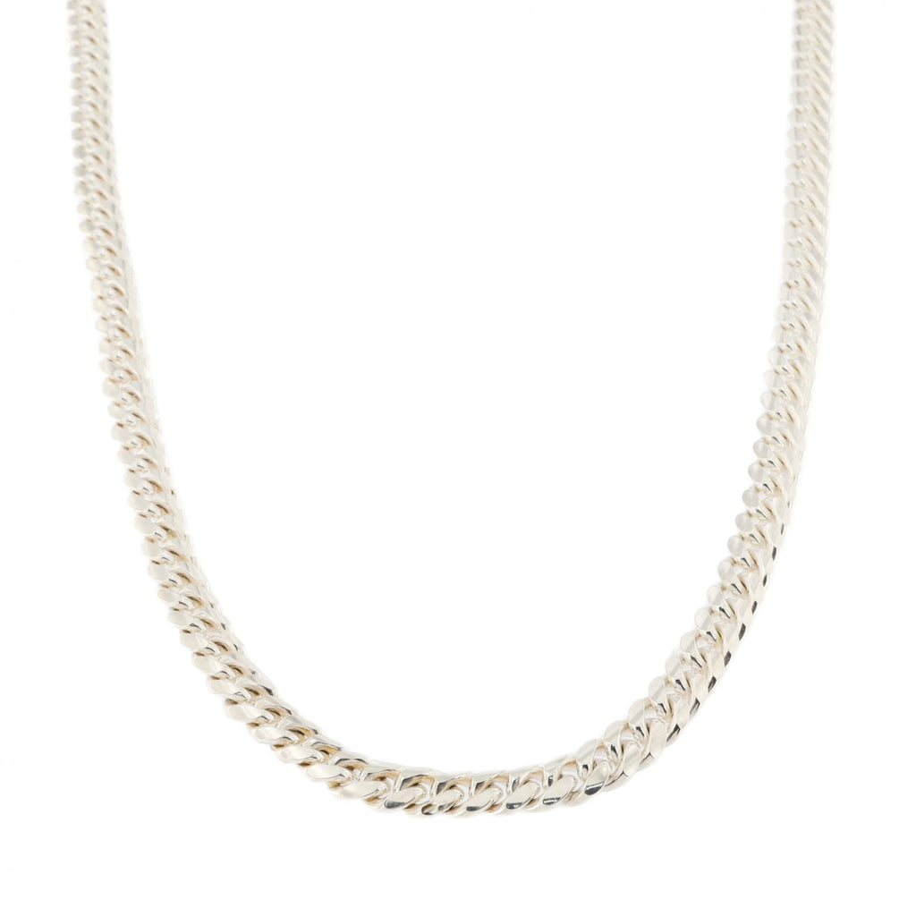 Silver Cuban Link Chain 28"
