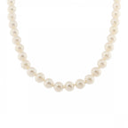 Silver Gilt Freshwater Pearl 8mm 24" Necklet