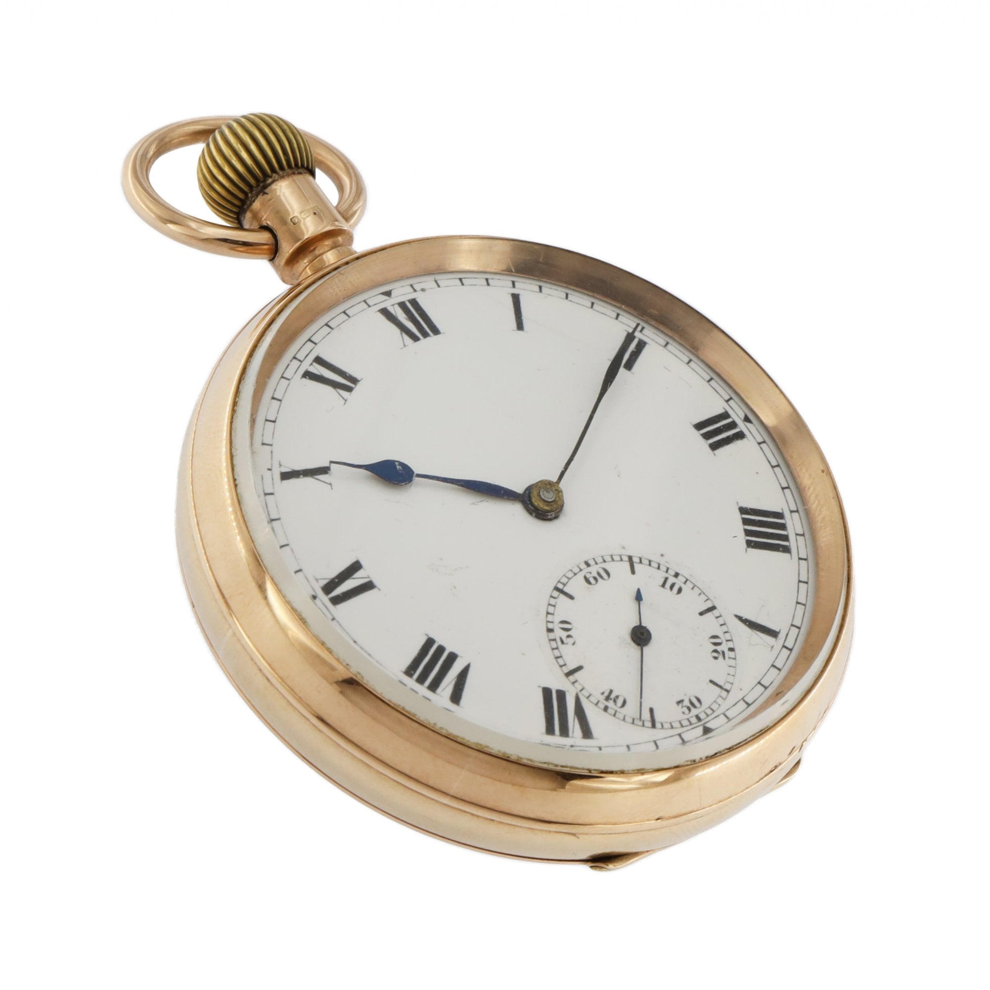 9ct Yellow Gold Open Face Hunter Pocket Watch