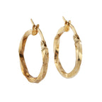 9ct Yellow Gold Hoop Earrings