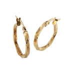 9ct Yellow Gold Hoop Earrings