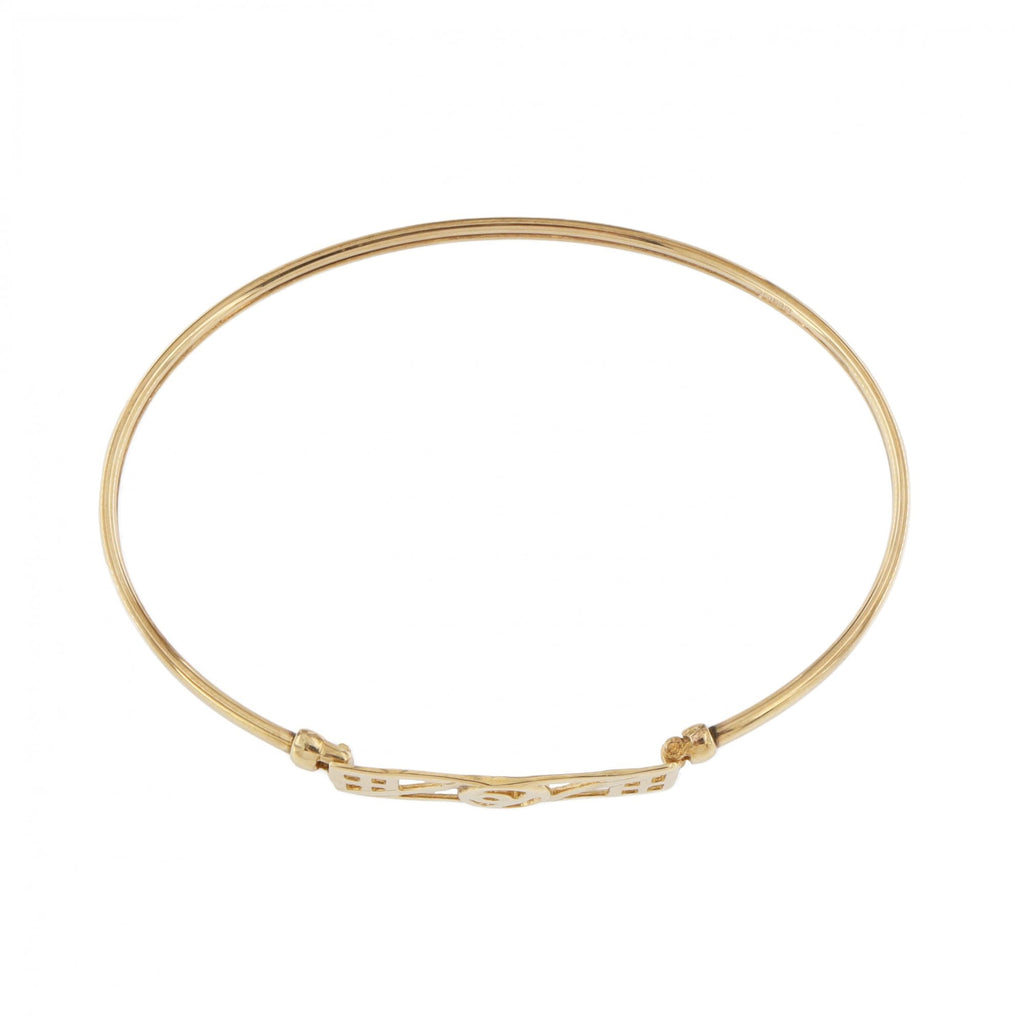 9ct Yellow Gold Renni Mac Bangle