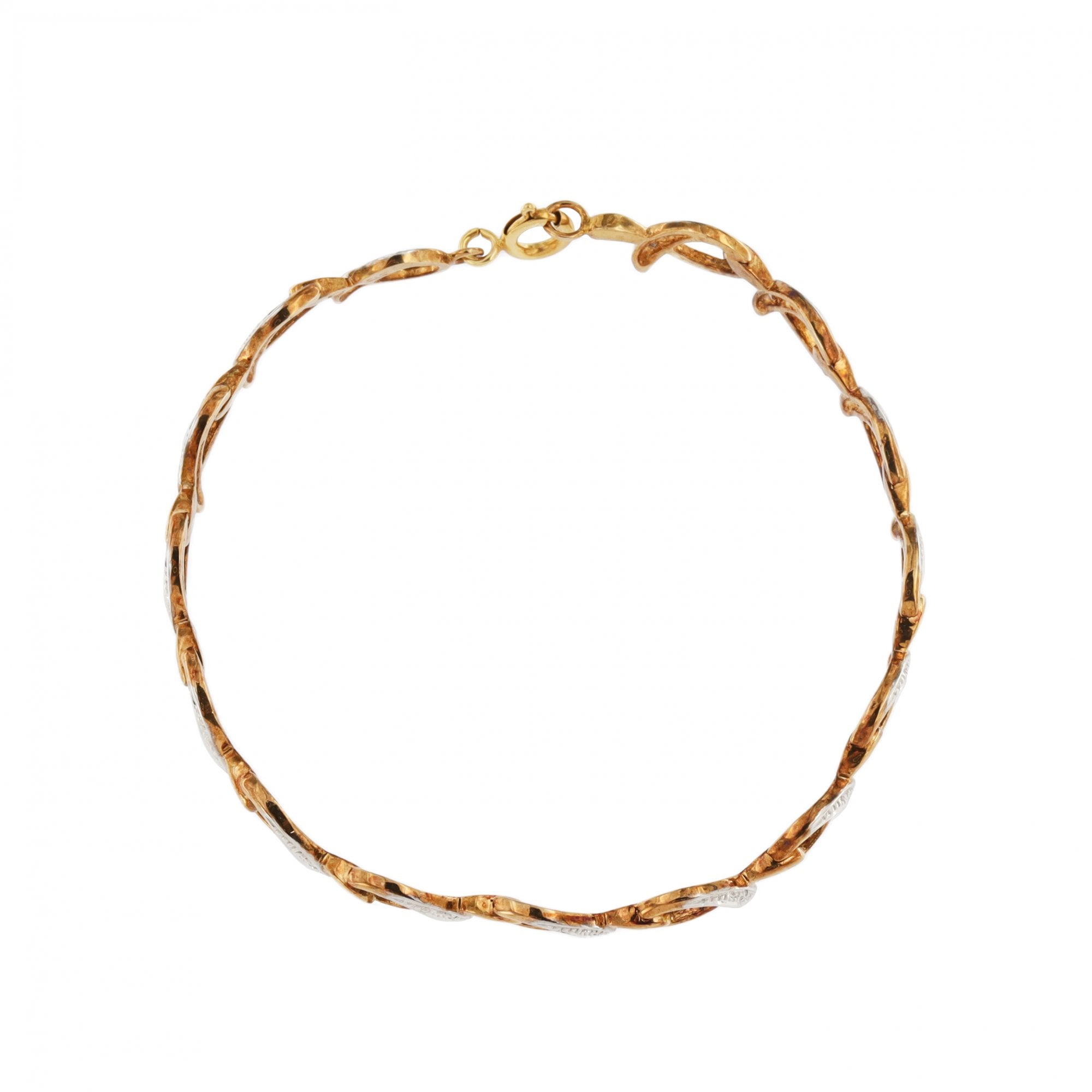 9ct Yellow Gold Diamond 0.15ct Bracelet