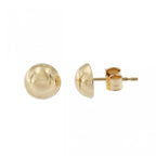9ct Yellow Gold 7mm Dome Stud Earrings