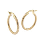 9ct Yellow Gold Gold Hoop Earrings