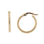 9ct Yellow Gold Gold Hoop Earrings