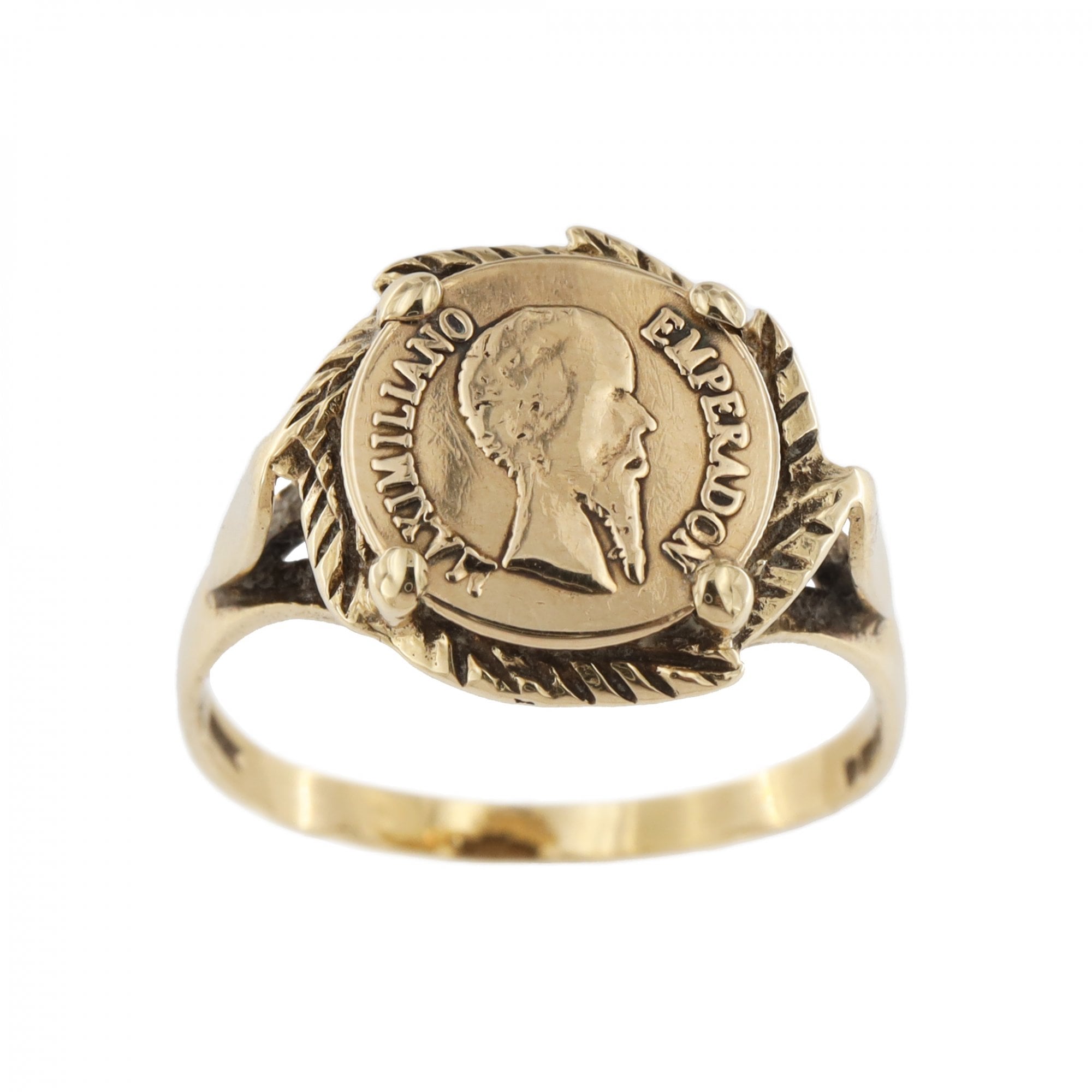 9ct Yellow Gold Coin Ring