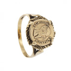 9ct Yellow Gold Coin Ring