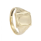 9ct Yellow Gold Square Signet Ring
