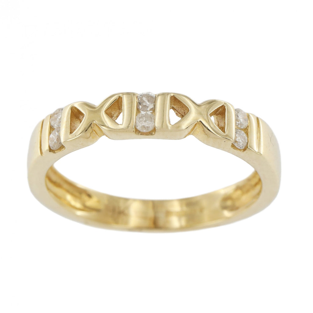 9ct Yellow Gold Diamond 0.20ct Fancy Ring