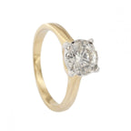 9ct Yellow Gold Diamond 1.10ct Single Stone Ring