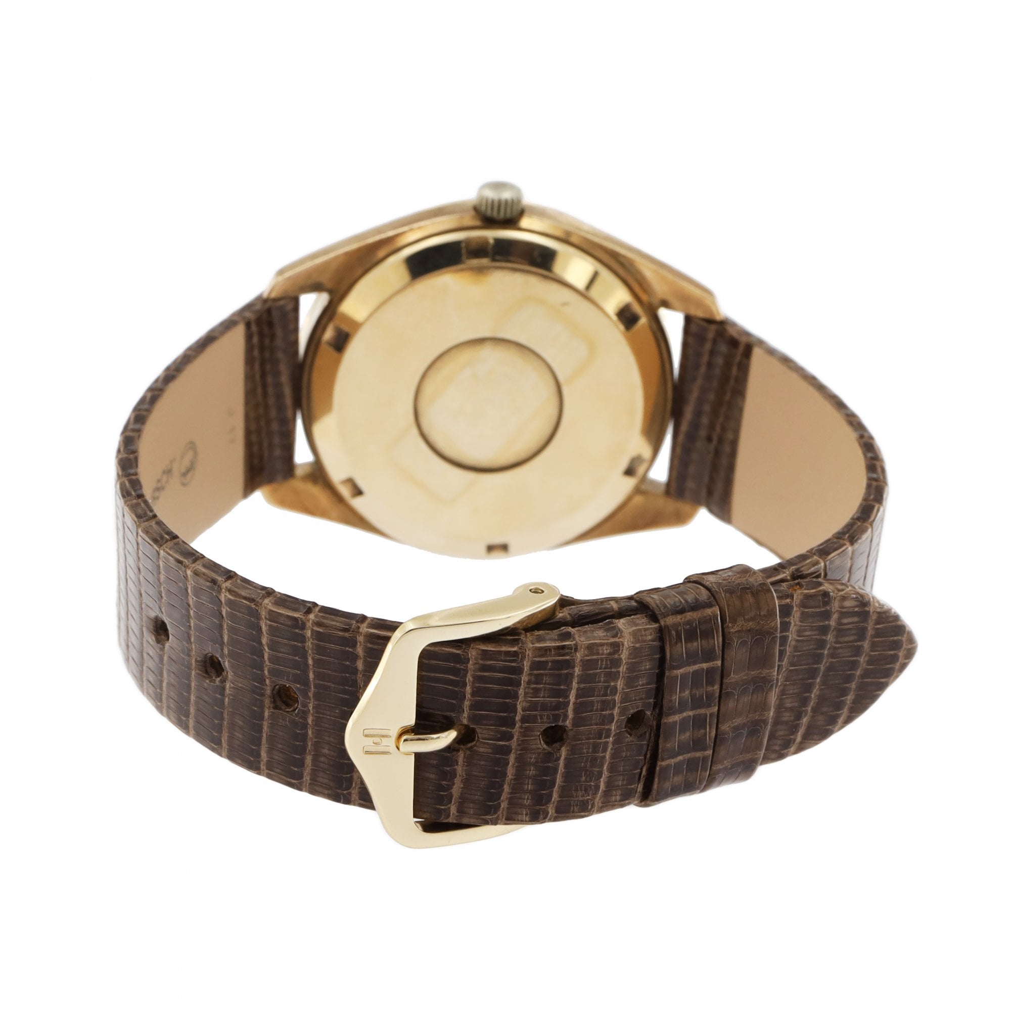 Omega 9ct Yellow Gold Seamaster Strap Watch