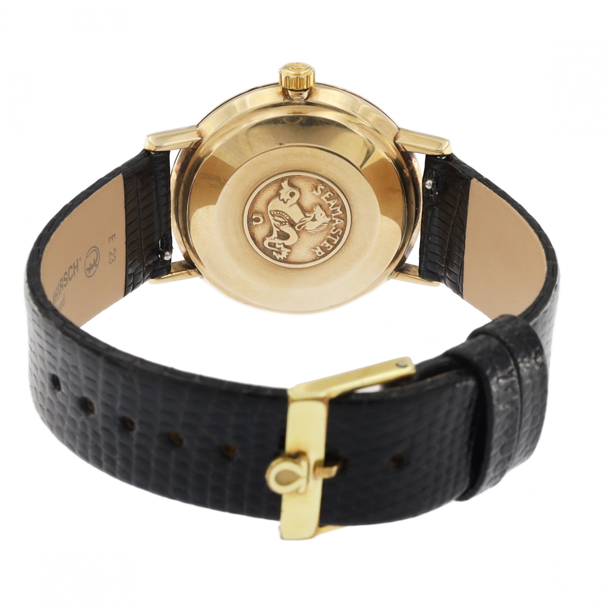 Omega Seamaster 9ct Yellow Gold Strap Watch