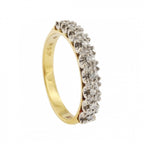 18ct Yellow Gold Diamond 0.20ct 1/2 Eternity Ring
