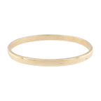 9ct Yellow Gold Oval Solid Bangle