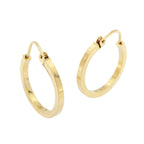 9ct Yellow Gold Hoop Earrings