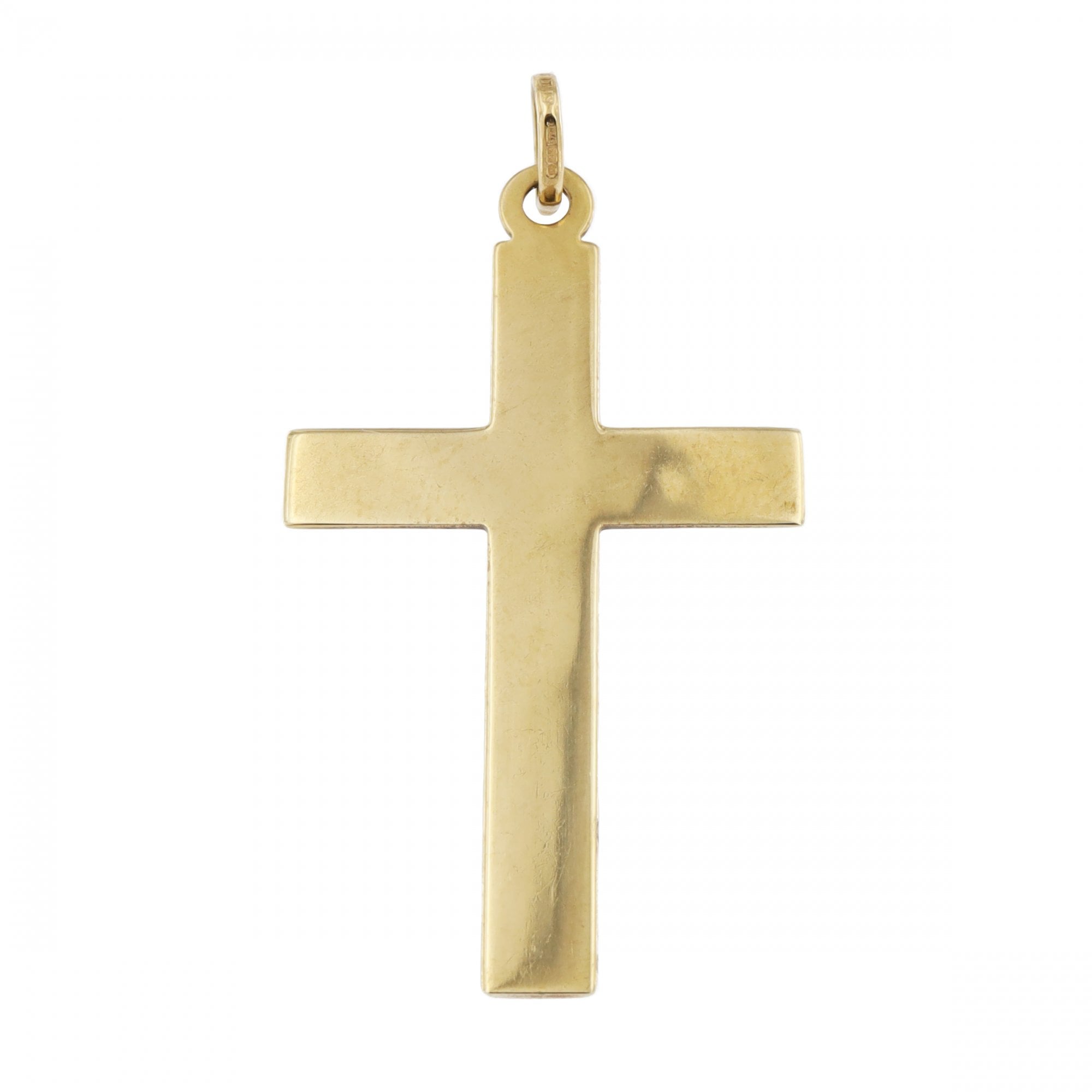 9ct Yellow Gold Cross Pendant