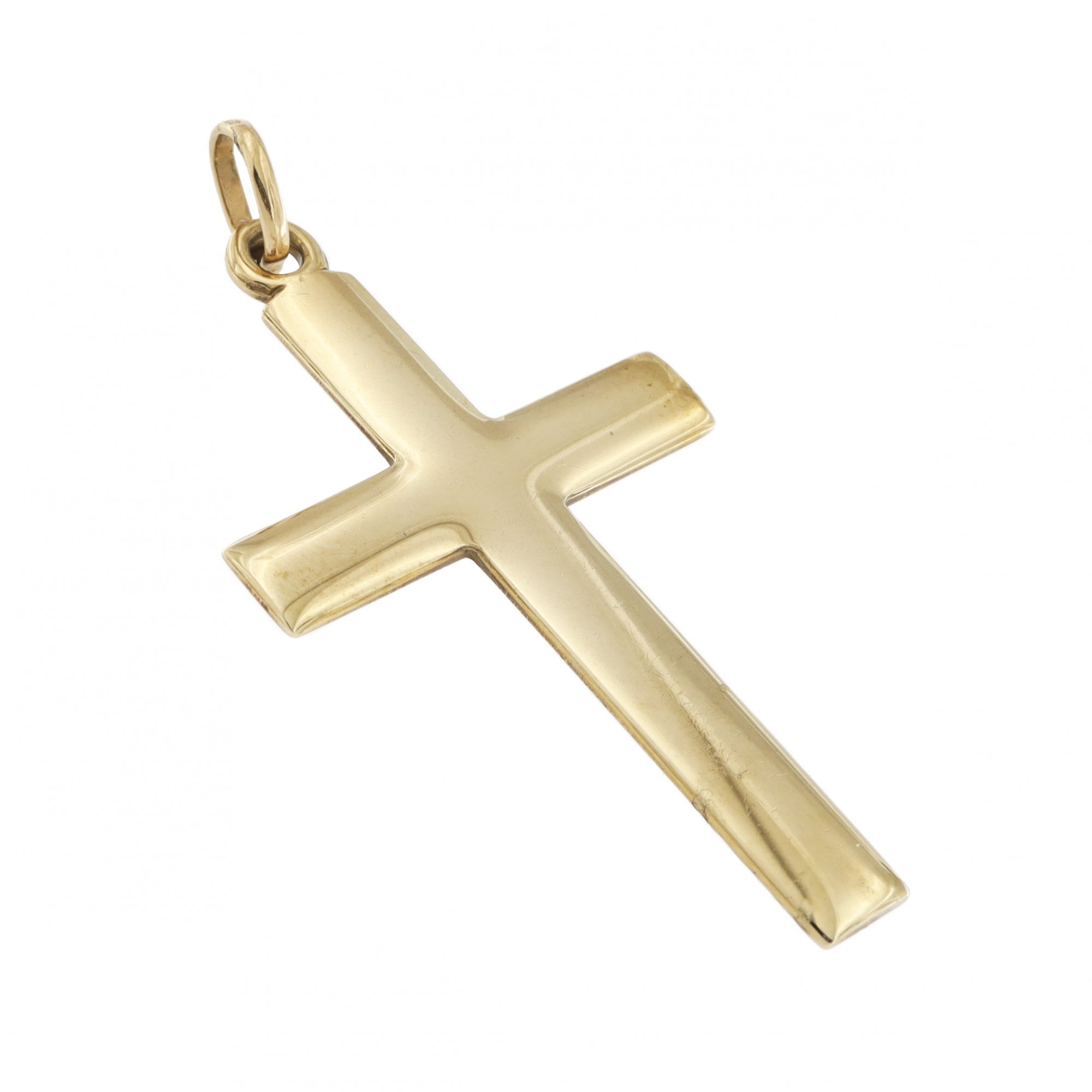 9ct Yellow Gold Cross Pendant