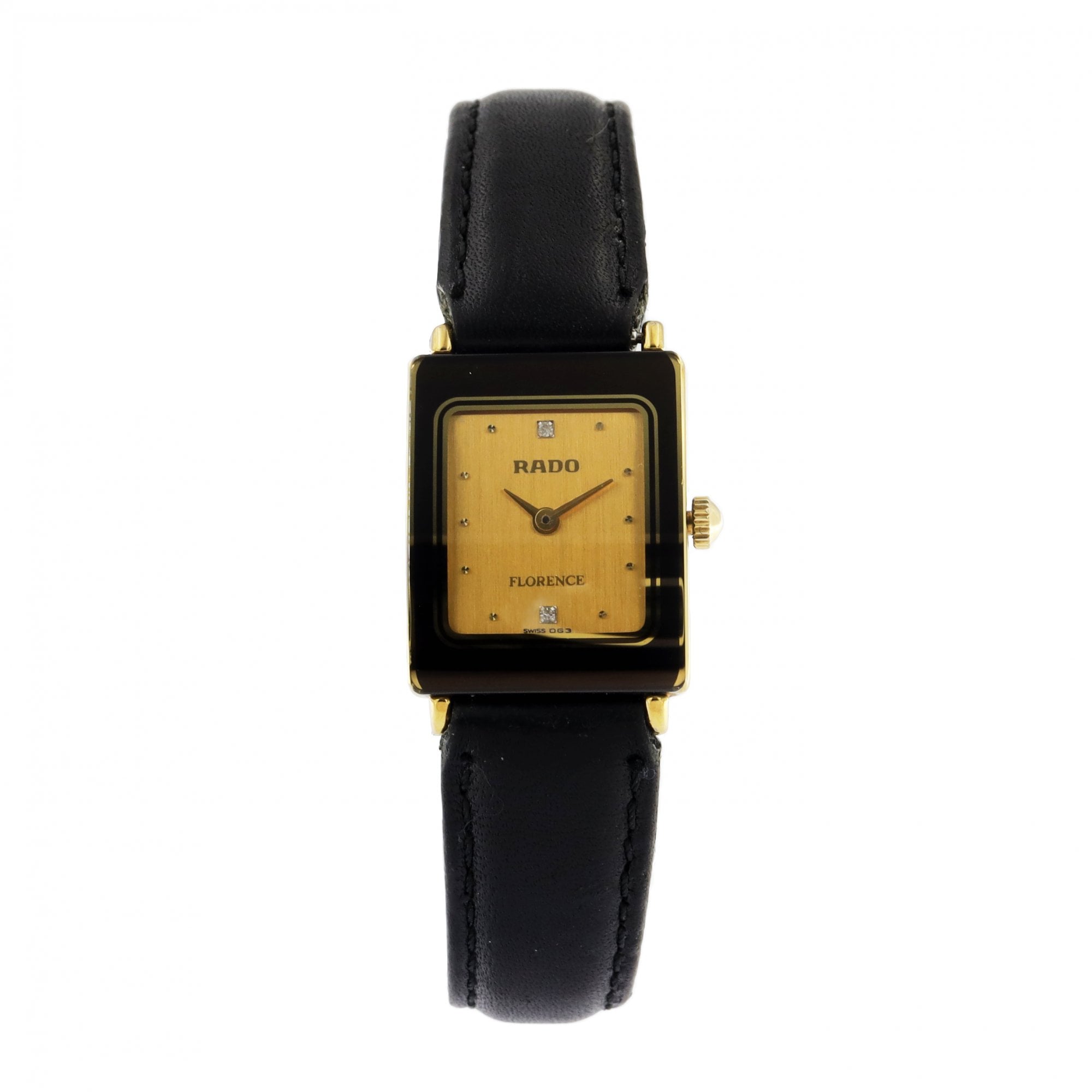 Rado Ladies Florence Gold Plated Strap Watch