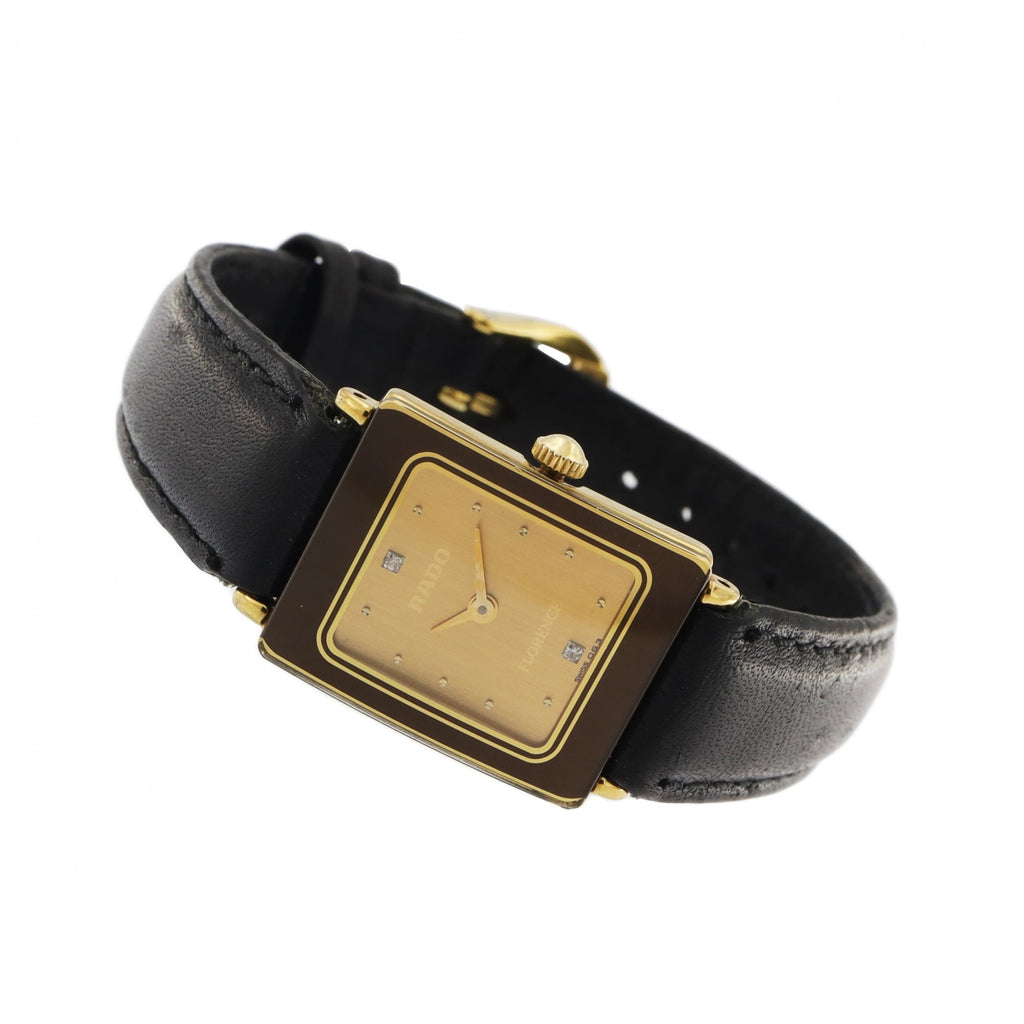 Rado Ladies Florence Gold Plated Strap Watch