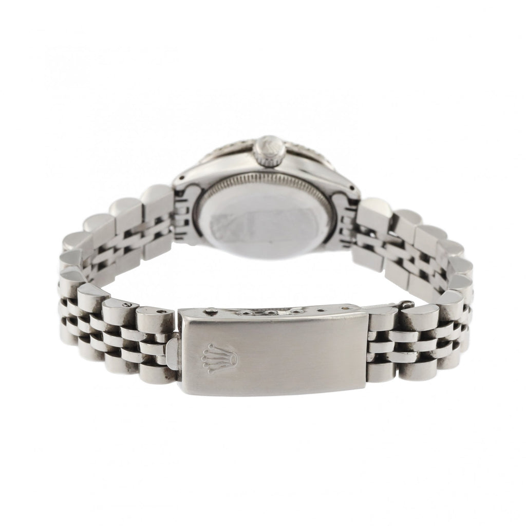 Rolex Ladies Diamond MoP Dial Diamond Bezel All Steel Bracelet