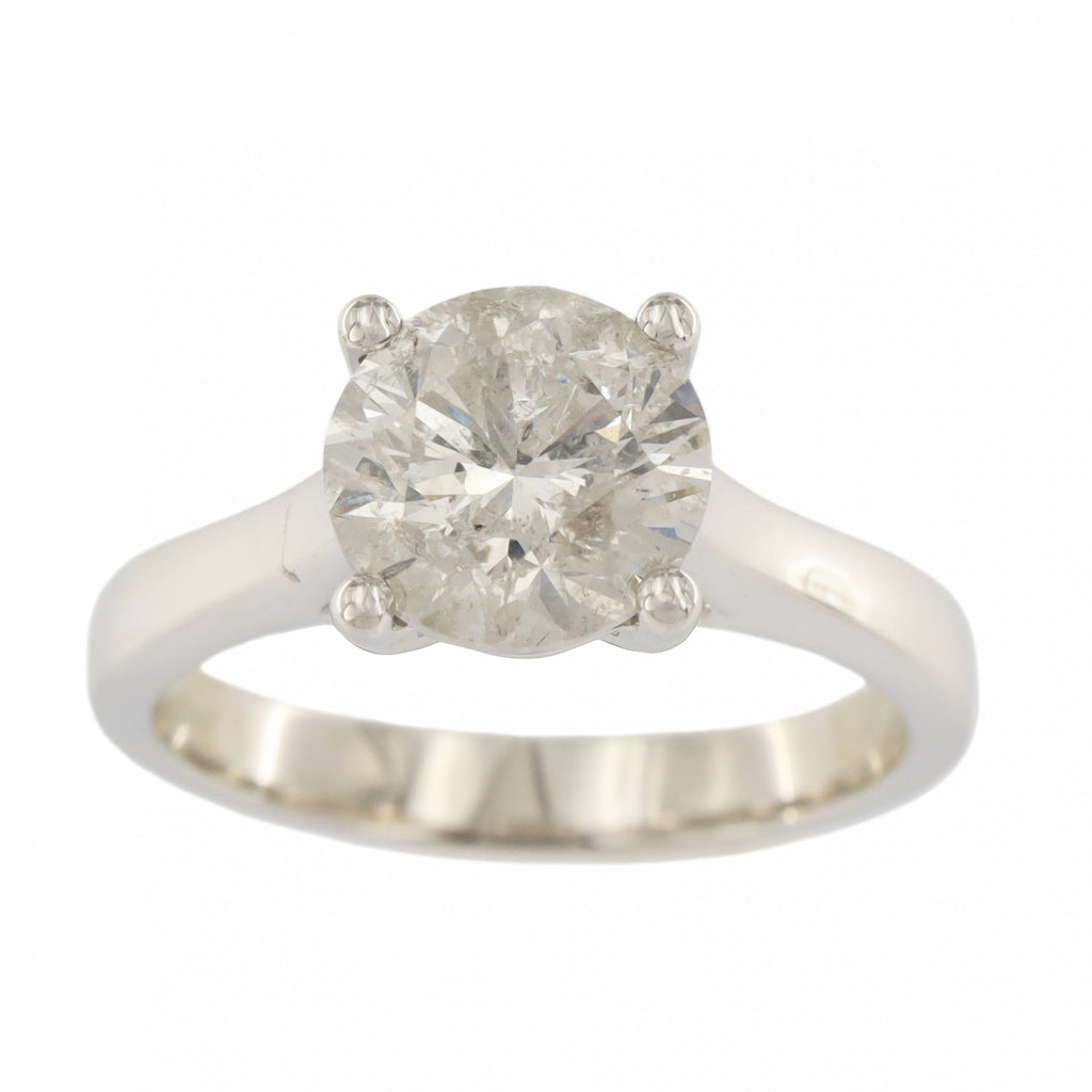 Platinum Diamond 2.02ct Single Stone Ring